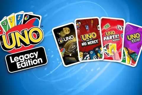 Karty do gry UNO w różnych odsłonach: Legacy Edition, Show 'Em No Mercy, Party! Mania i Flip!